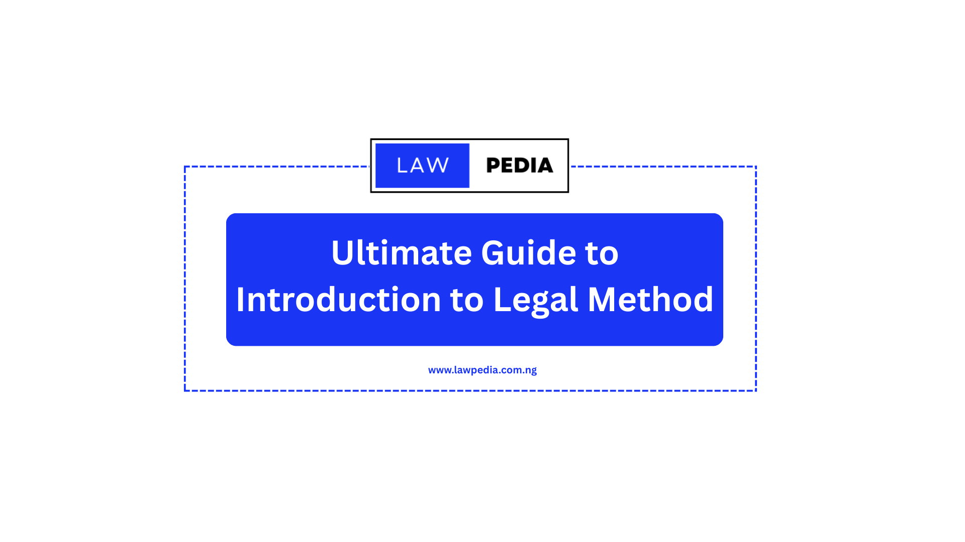 poster for Ultimate Guide to Introduction to Legal Method